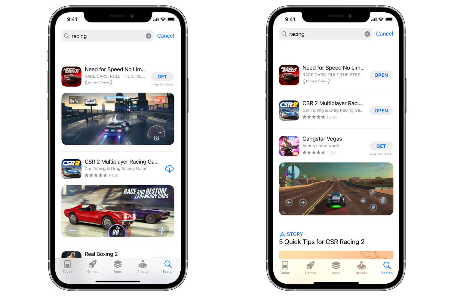 iOS 15 brings more search results to the App Store